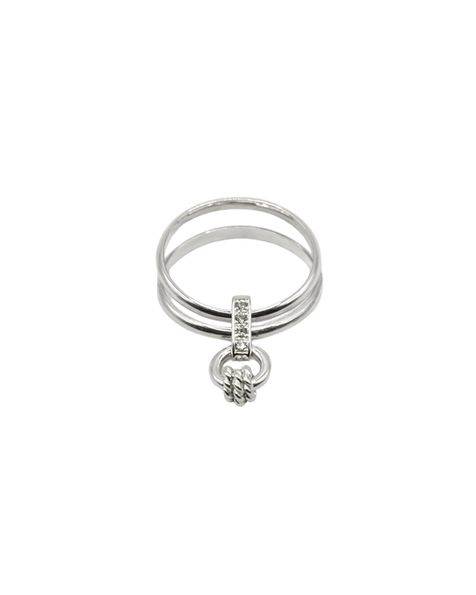 BAGUE SEDONA - Argent, Saphirs