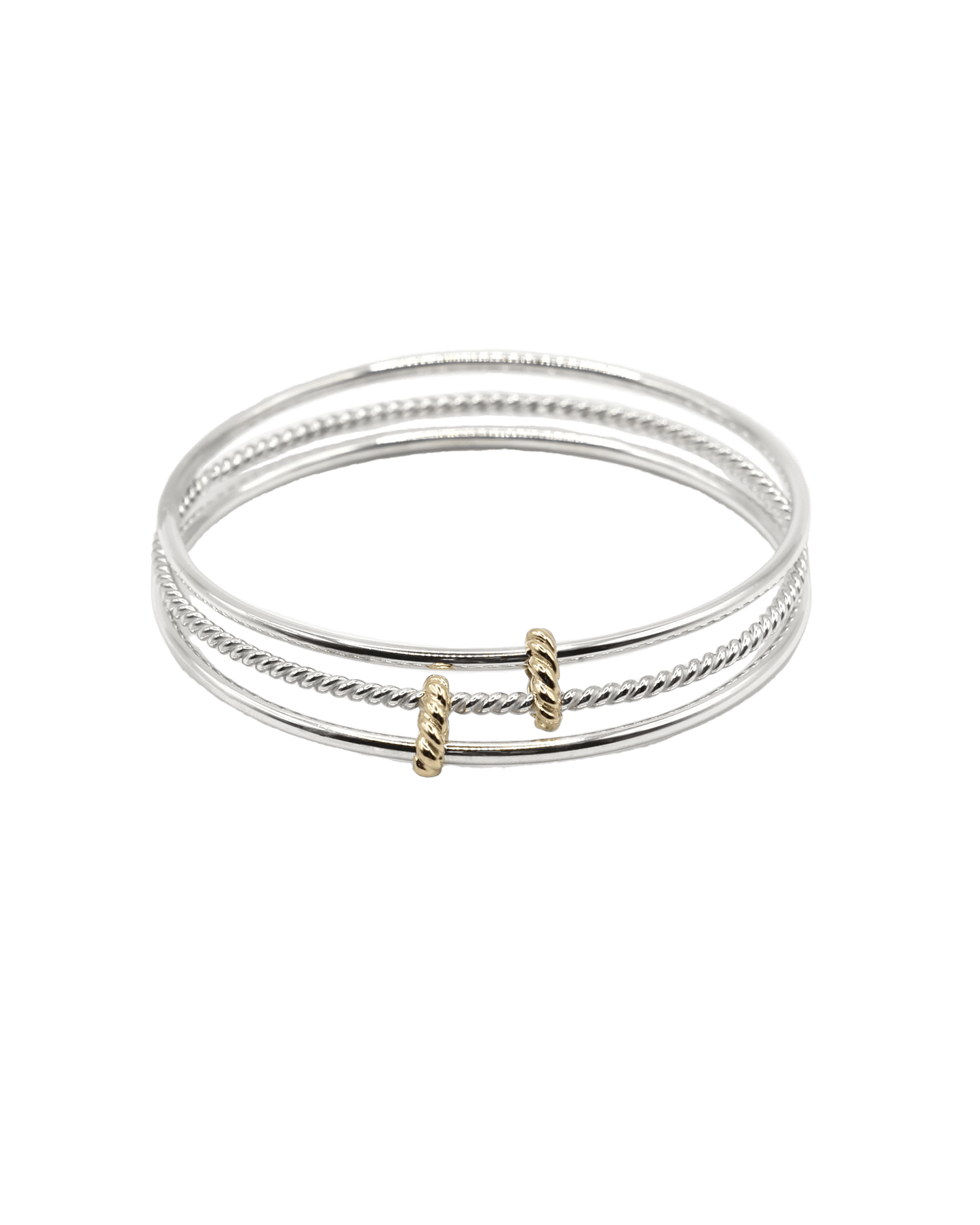 BRACELET LASSO - Or jaune, Argent